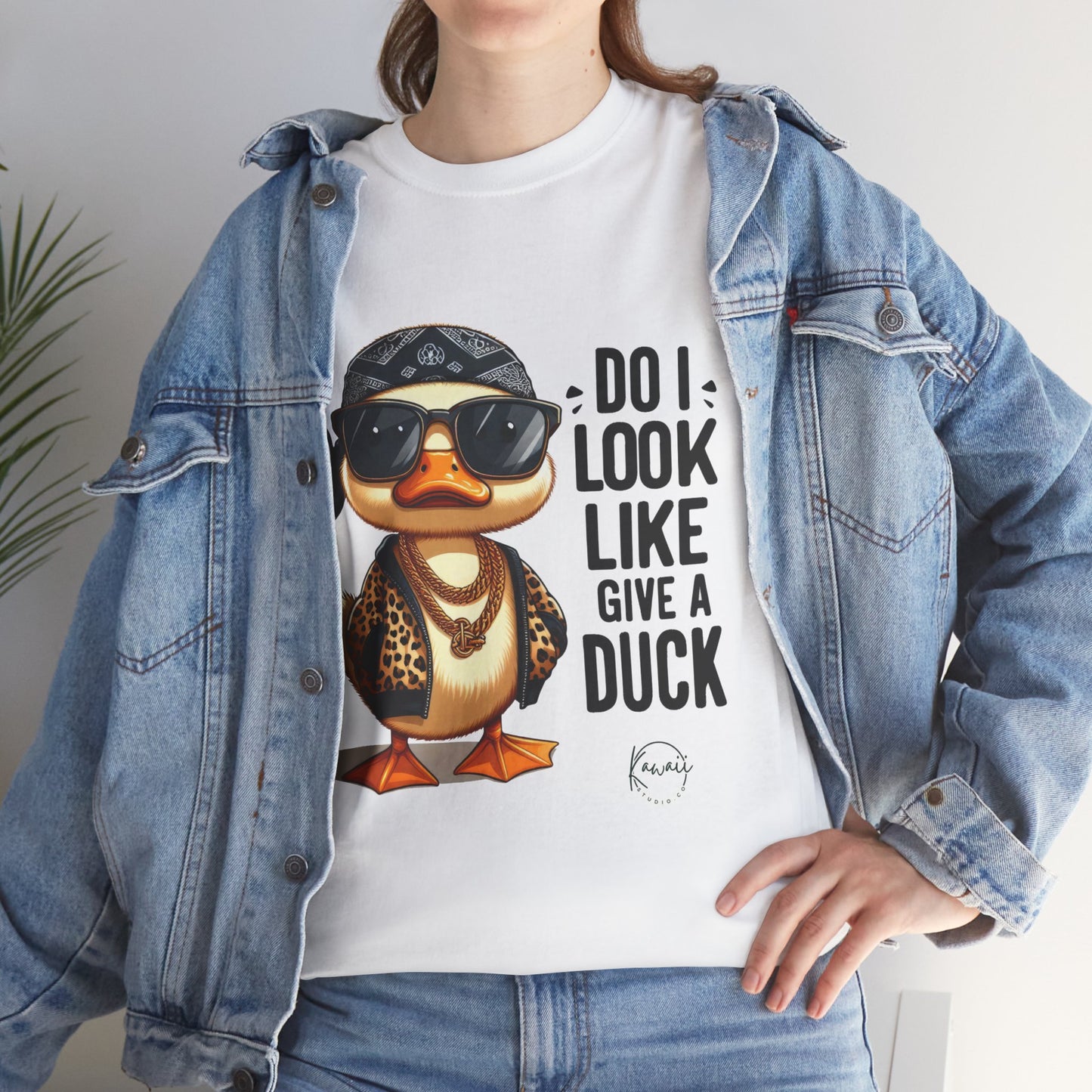Unisex Heavy Cotton Tee - Give a Duck
