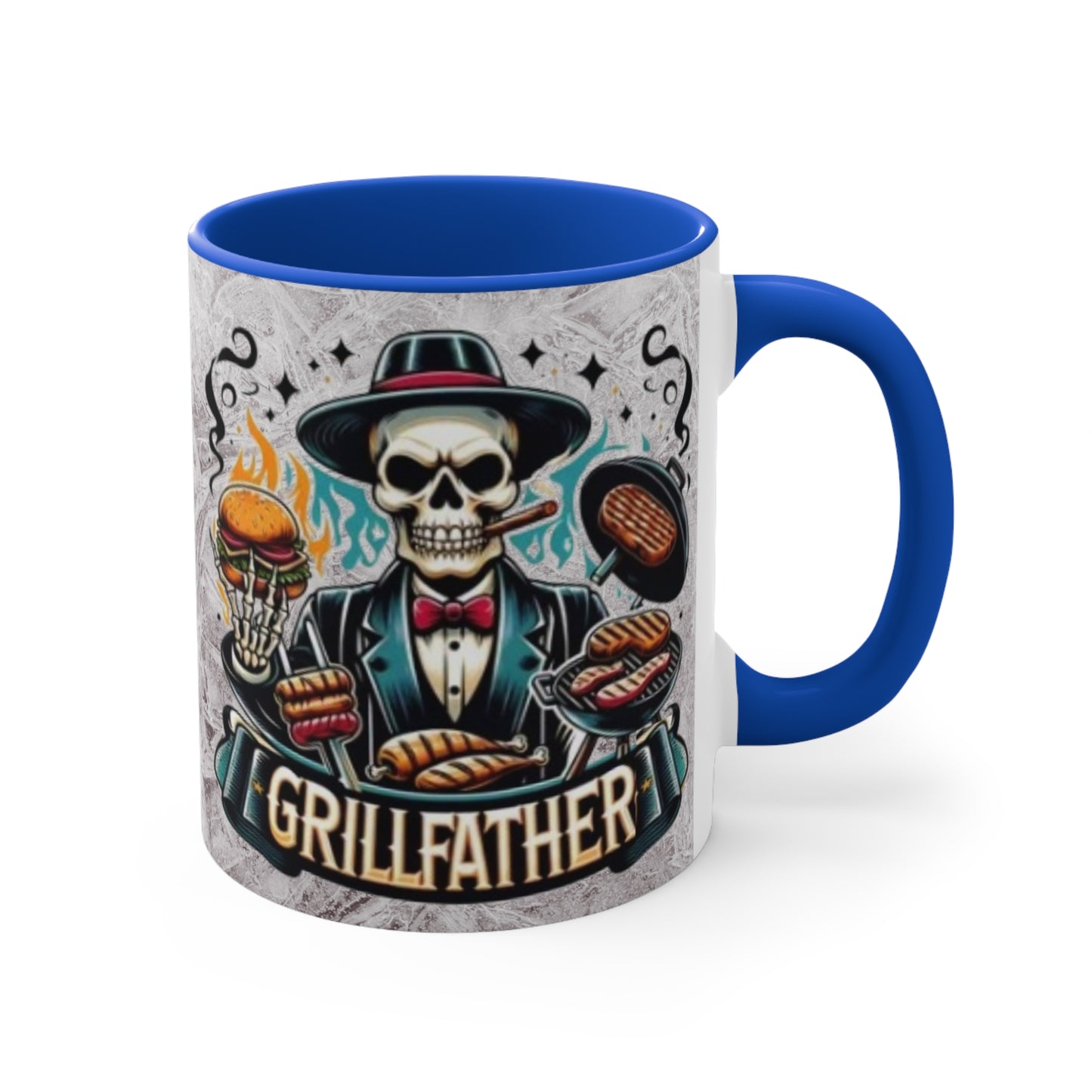 Colorful Accent Mugs, 11oz - Grillfather