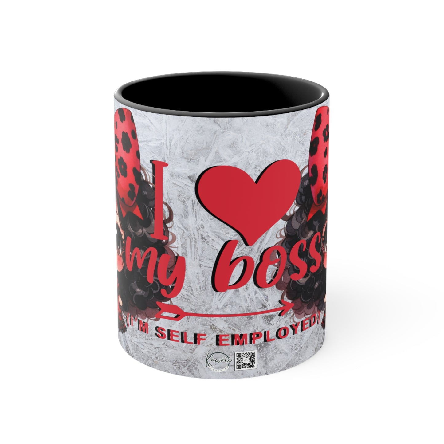Colorful Accent Mugs, 11oz - I love my boss