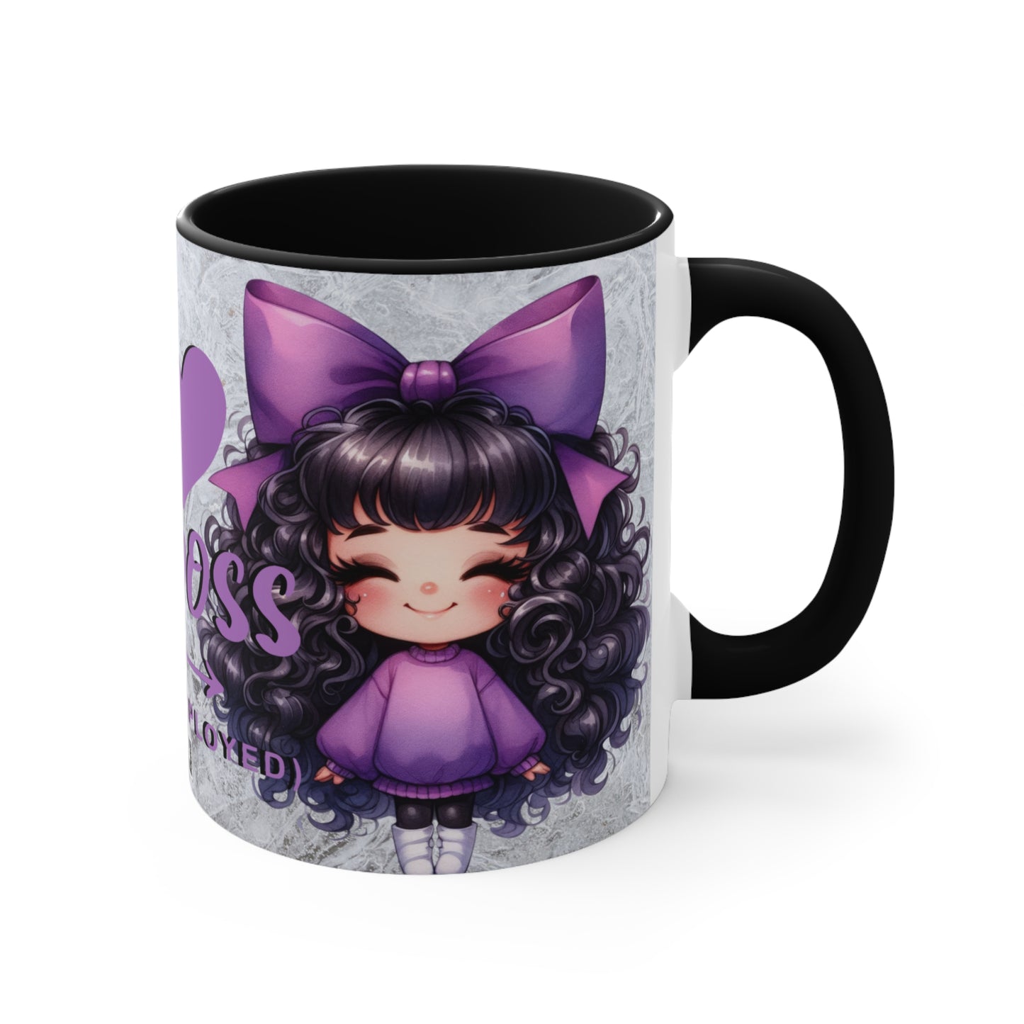 Colorful Accent Mugs, 11oz - I love my boss v.2