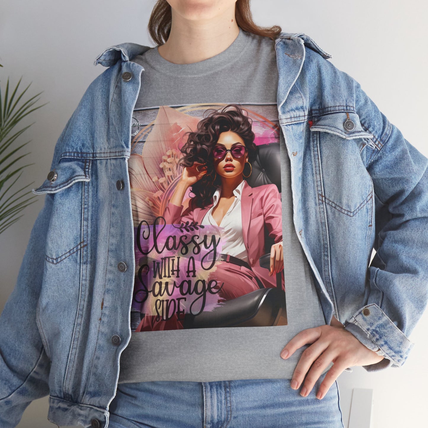 Unisex Heavy Cotton Tee - Classy Lady