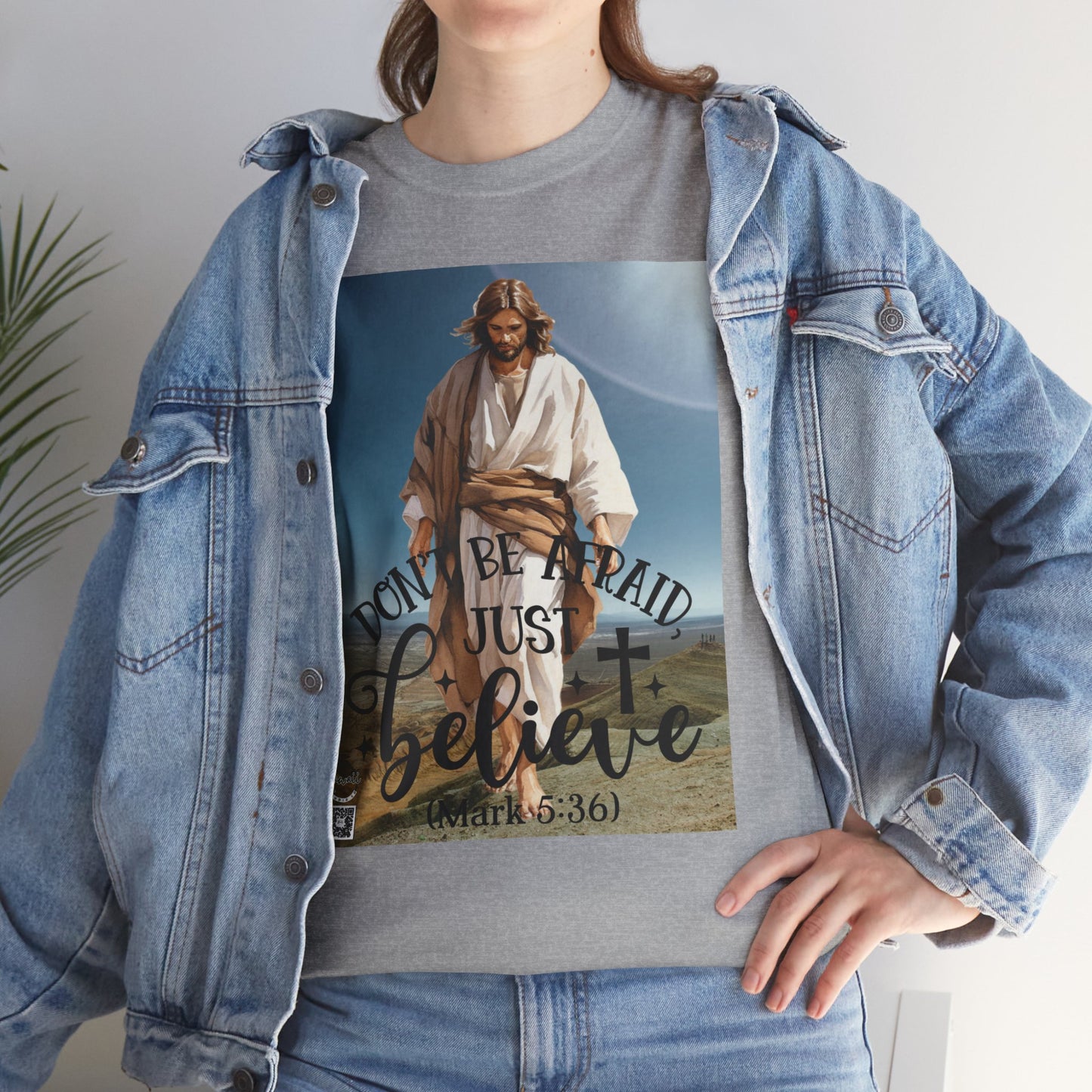 Unisex Heavy Cotton Tee - Don't Be Afraid