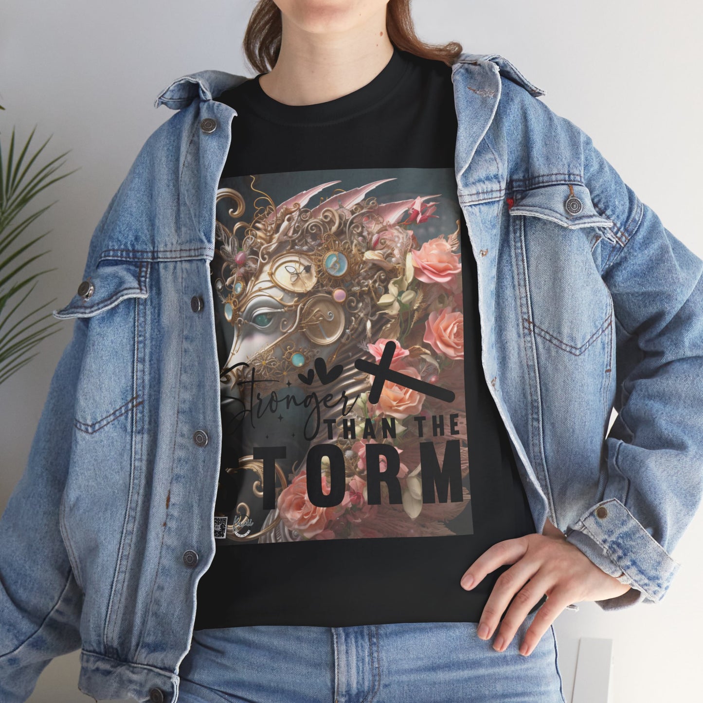 Unisex Heavy Cotton Tee - Stronger than the Storm