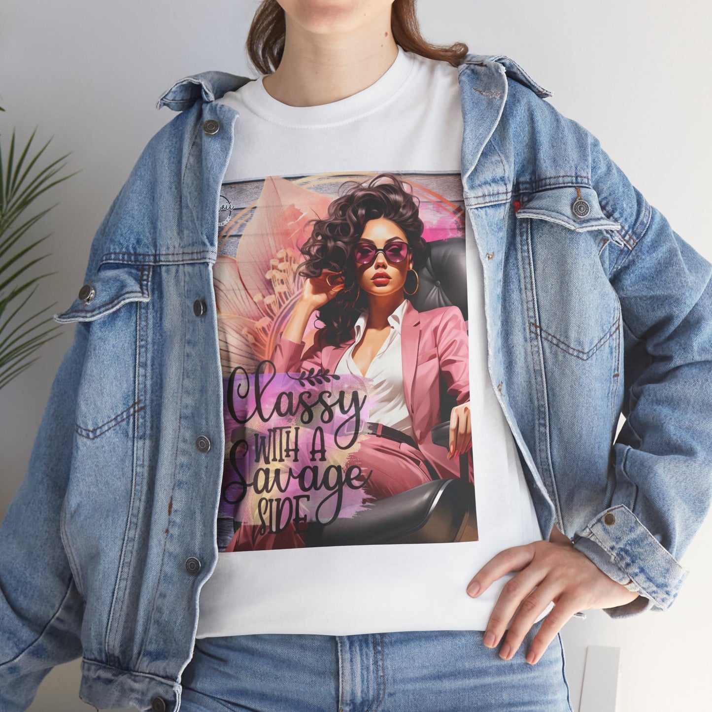 Unisex Heavy Cotton Tee - Classy Lady