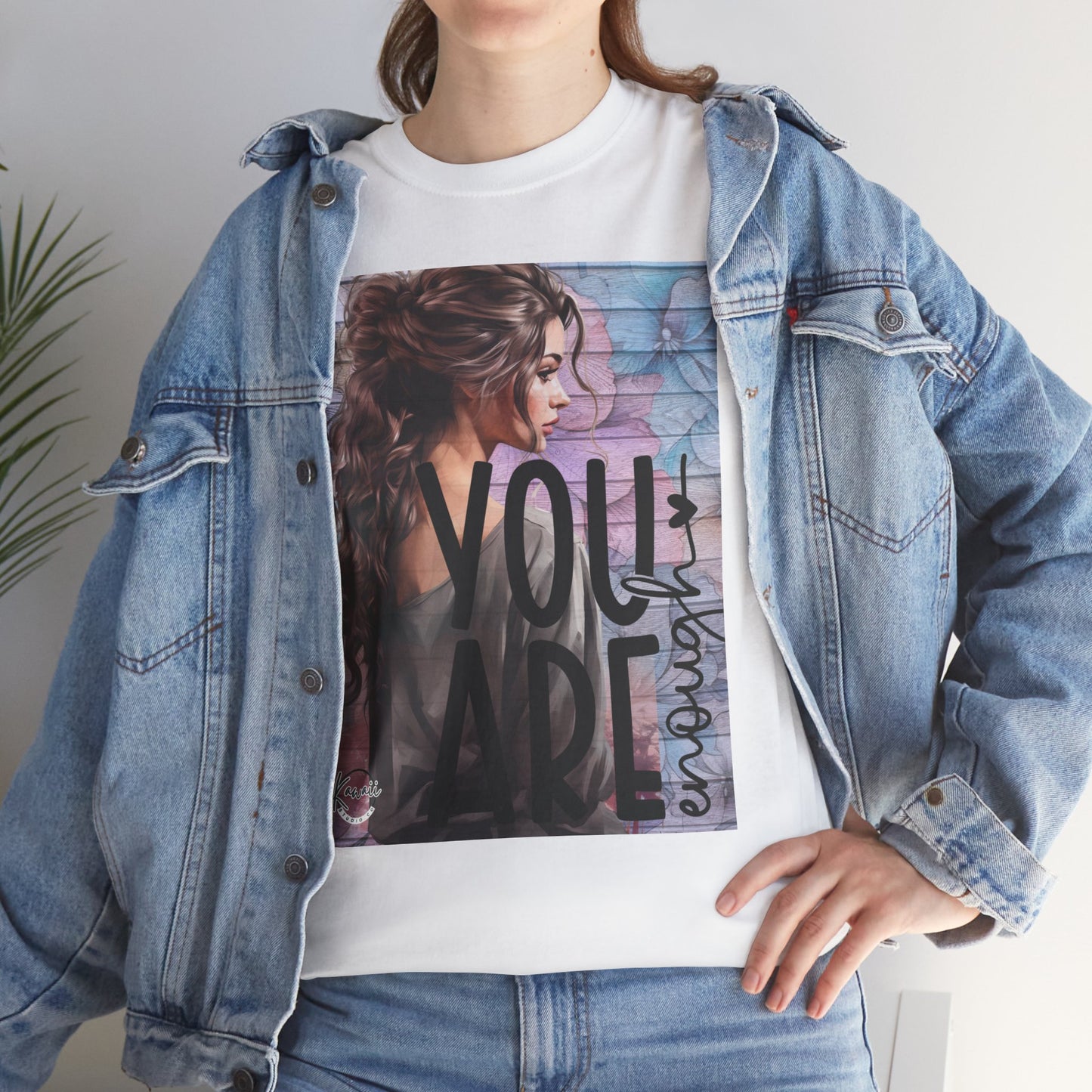 Unisex Heavy Cotton Tee - You Are Enough