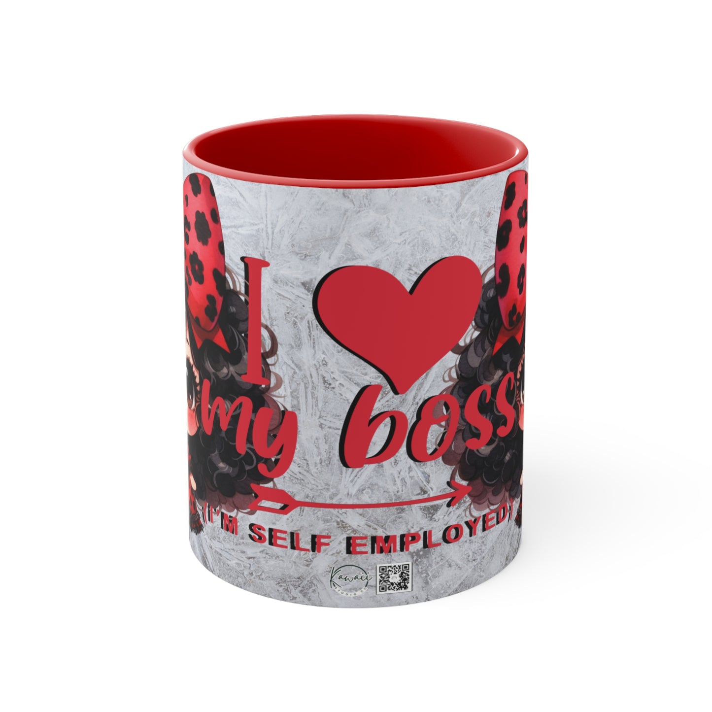 Colorful Accent Mugs, 11oz - I love my boss