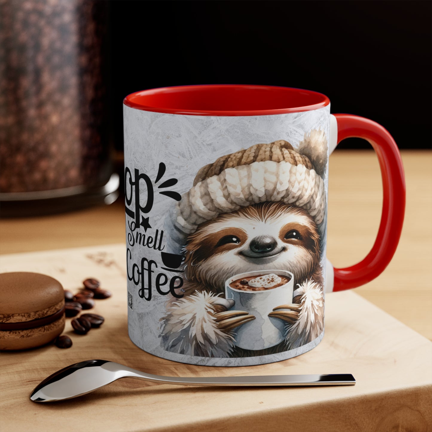 Colorful Accent Mugs, 11oz - STOP and smell the coffee