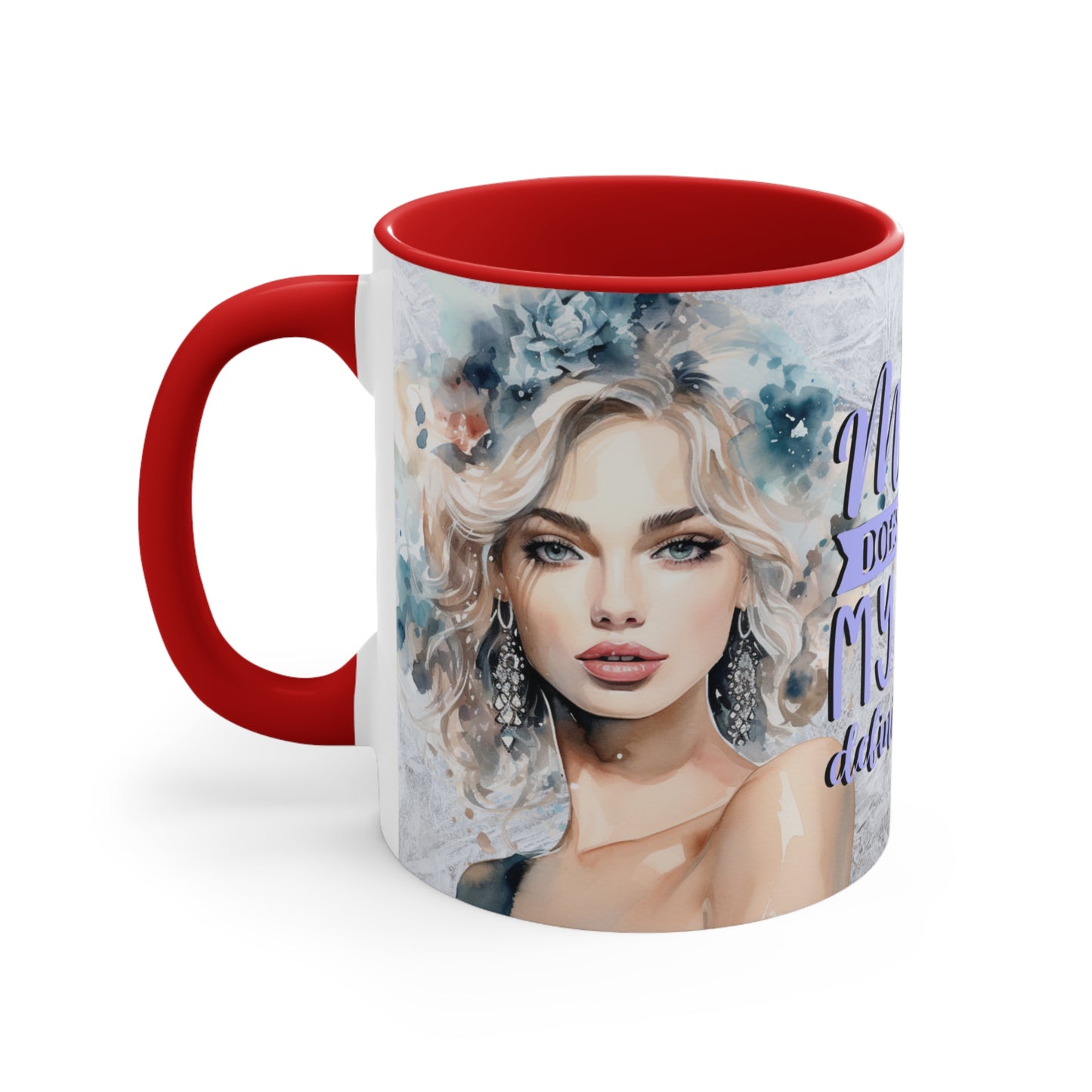 Colorful Accent Mugs, 11oz - If my mouth doesn't say it