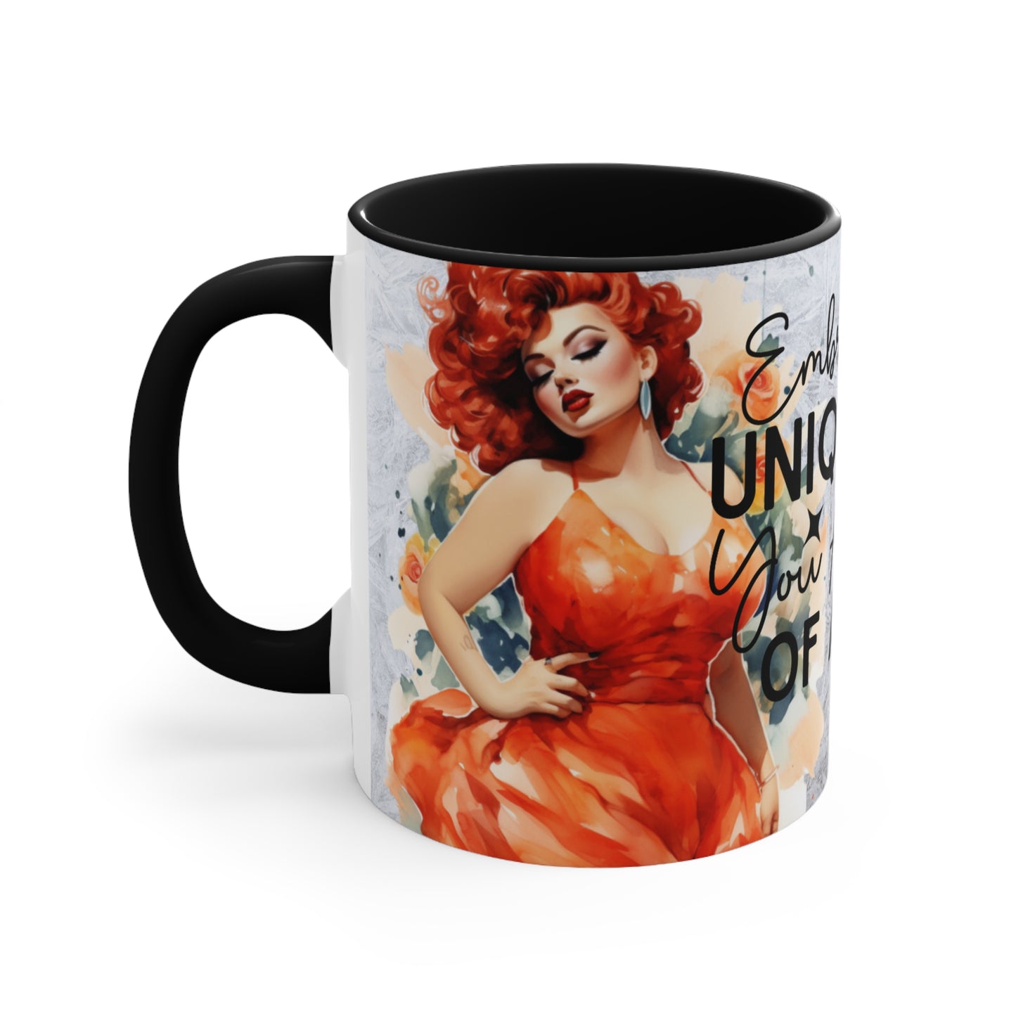 Colorful Accent Mugs, 11oz - Embrace