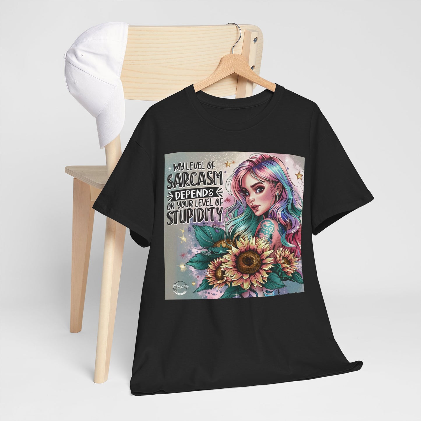 Unisex Heavy Cotton Tee - Level of sarcasm