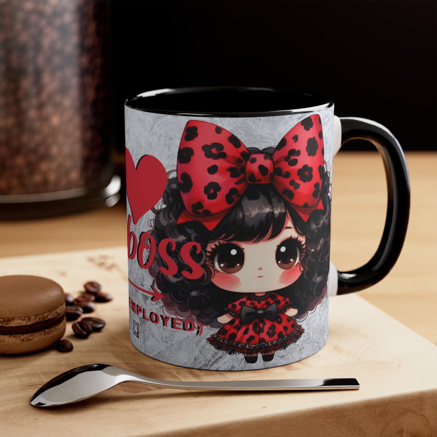 Colorful Accent Mugs, 11oz - I love my boss