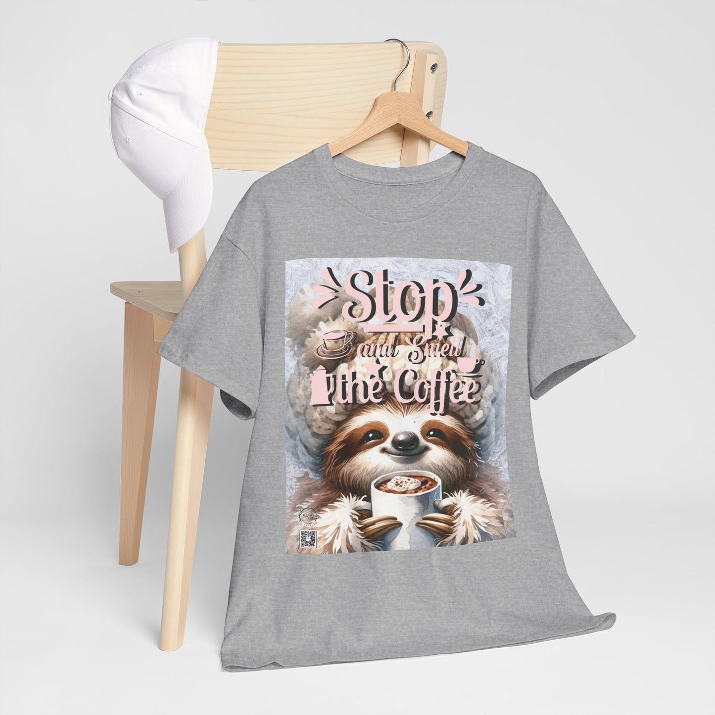 Unisex Heavy Cotton Tee - Smell the Coffee