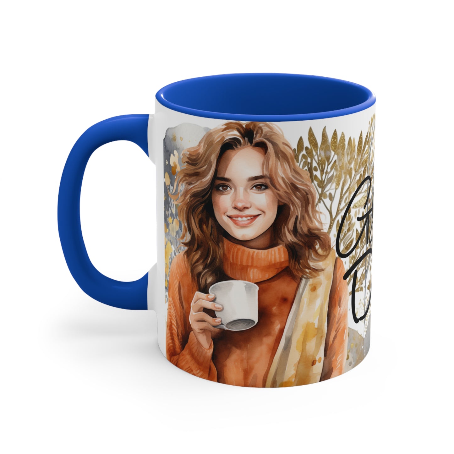 Colorful Accent Mugs, 11oz - Go Ask Your Dad