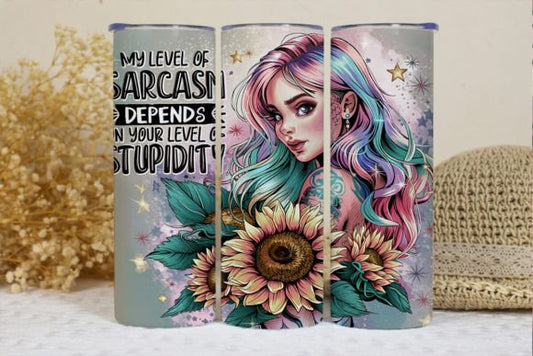 20 OZ TUMBLER - Pastel Sarcastic