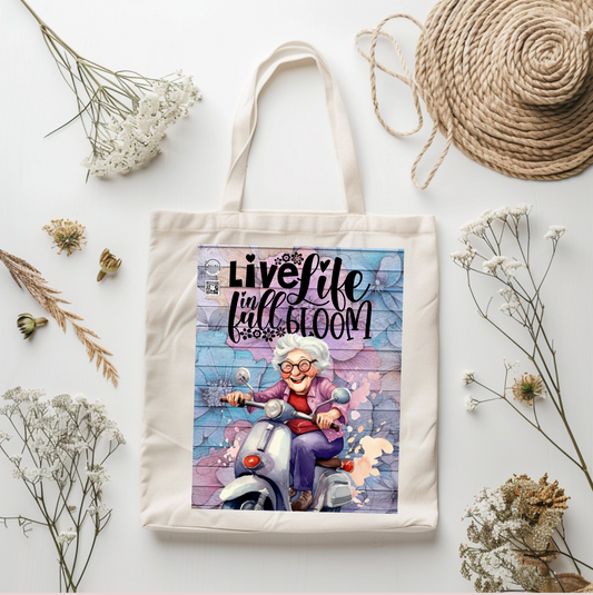 TOTE BAGS - FULL BLOOM NANA