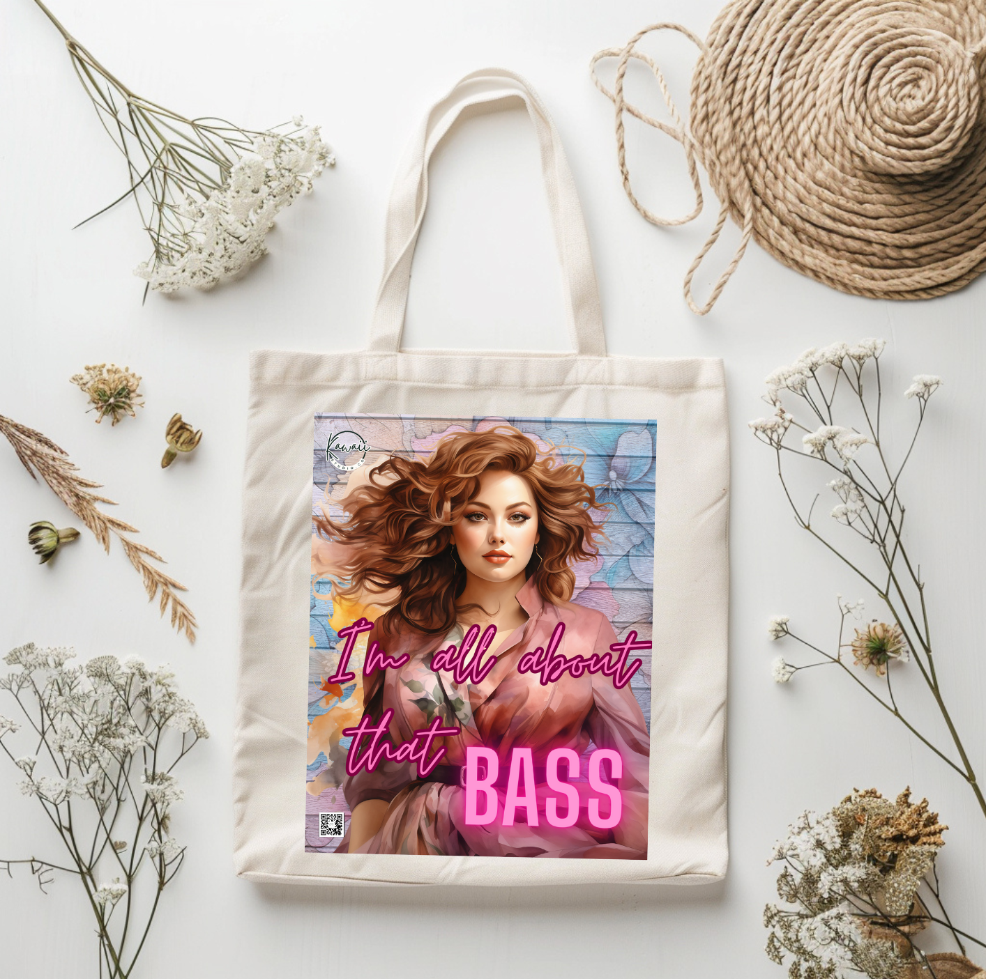 TOTE BAGS - ALL ABOUT THAT BASS