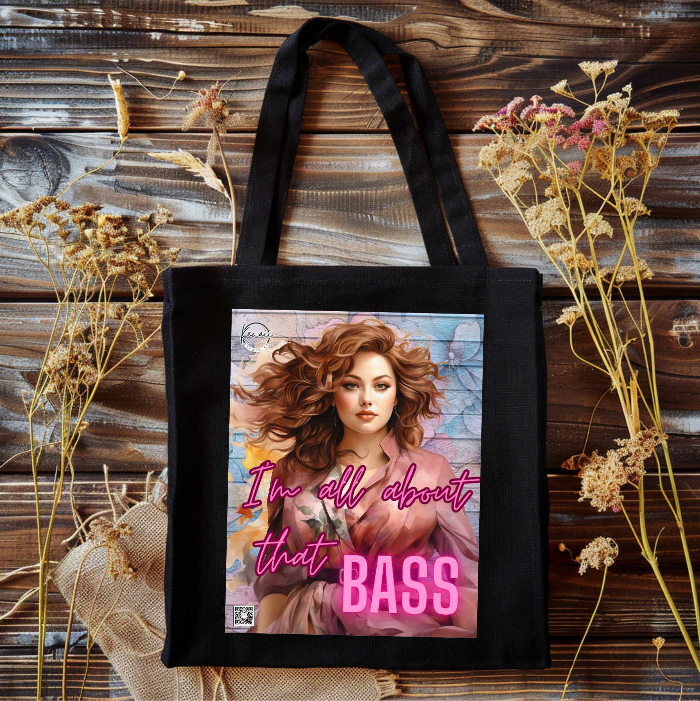 TOTE BAGS - ALL ABOUT THAT BASS