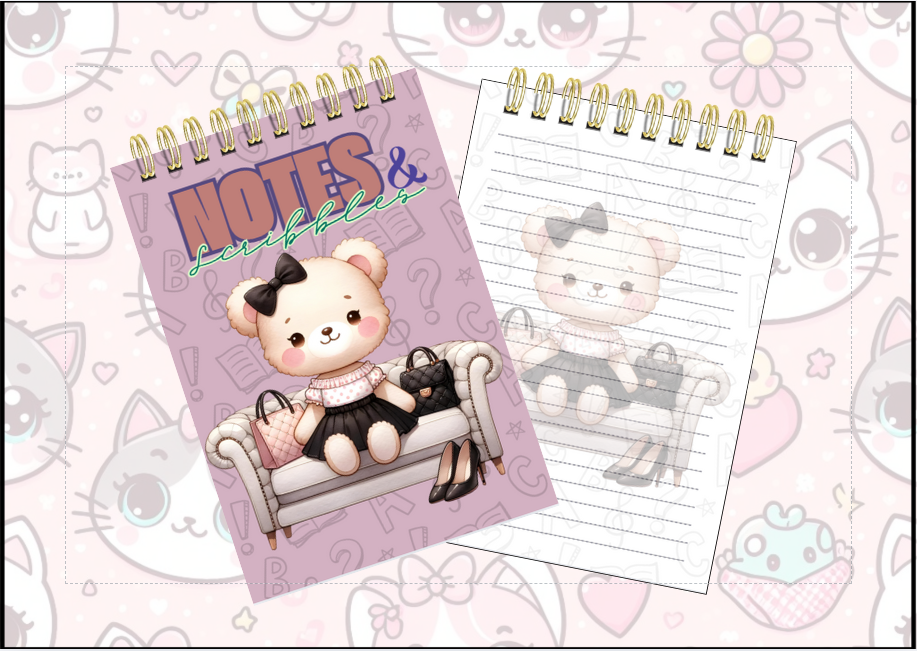 Spiral Notebook - Boss Bear