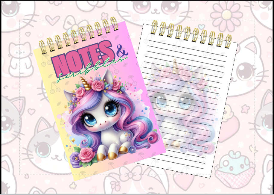 Spiral Notebook - Unicorn
