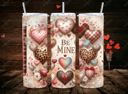20 OZ TUMBLER - BE MINE VALENTINE