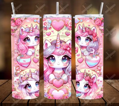 20 OZ TUMBLER - UNICORN PINK