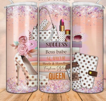 20 OZ TUMBLER - LUXURY STACK OF BOOKS